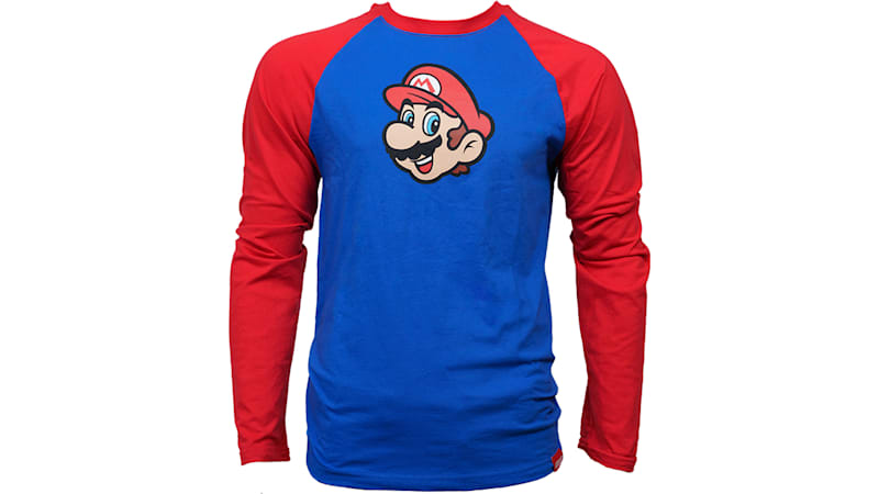 Super Mario Youth Mario Raglan T Shirt